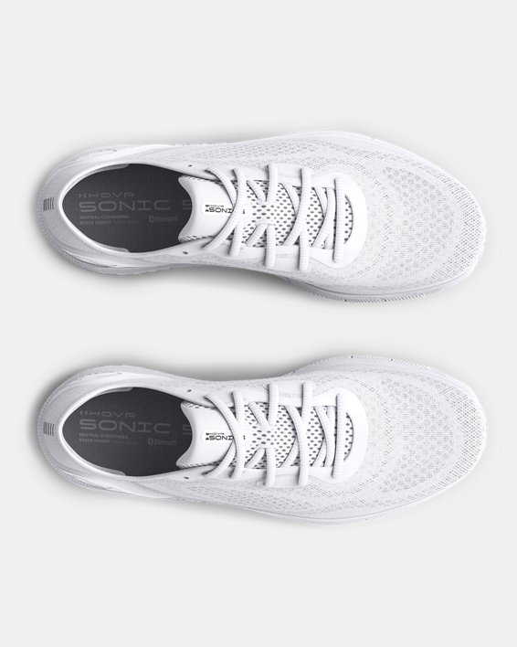 女士UA HOVR™ Sonic 5跑鞋 in White image number 2